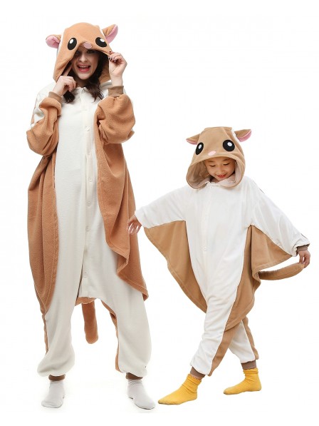 Flughörnchen Kigurumi Onesie Pyjamas Tier Kostüme für Erwachsene und Kinder
