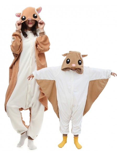 Flughörnchen Kigurumi Unisex Onesie Pyjamas Tier Kostüme für Erwachsene und Kinder