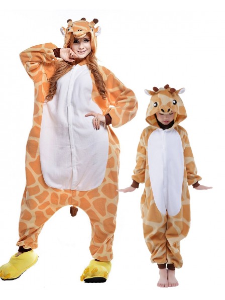 Giraffe Kigurumi Onesie Pyjamas Tier Kostüme für Erwachsene und Kinder