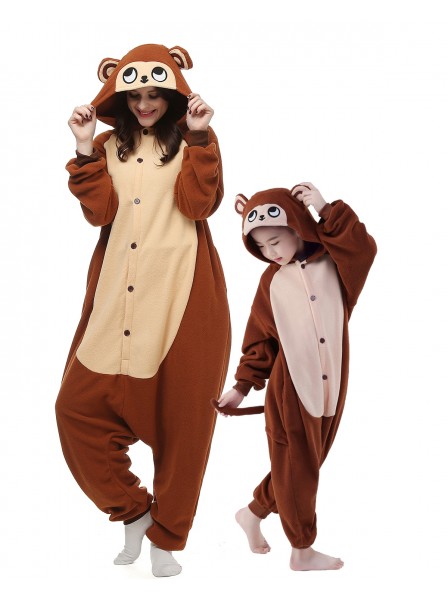 Affe Kigurumi Unisex Onesie Pyjamas Tier Kostüme für Erwachsene und Kinder