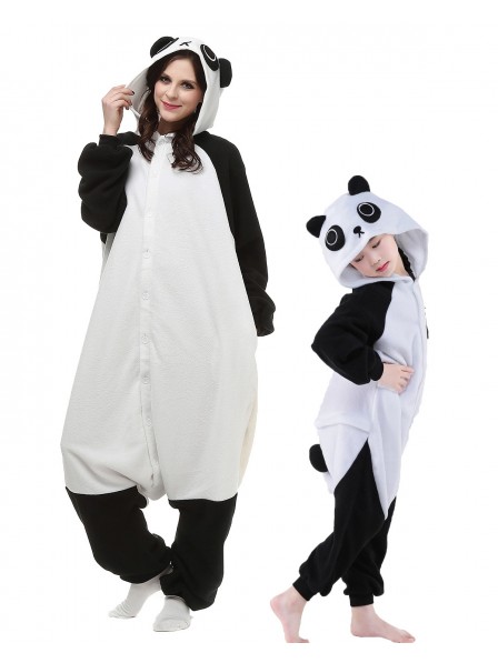 Panda Kigurumi Unisex Onesie Pyjamas Tier Schlafanzug Kostüm für Erwachsene und Kinder