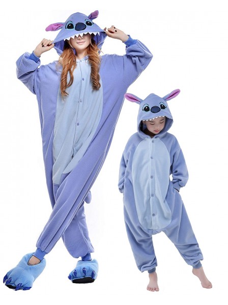 DHL Erwachsene Onesie Cosplay Blau Einhorn Tier Pyjamas Kigurumi Unisex Kostüme