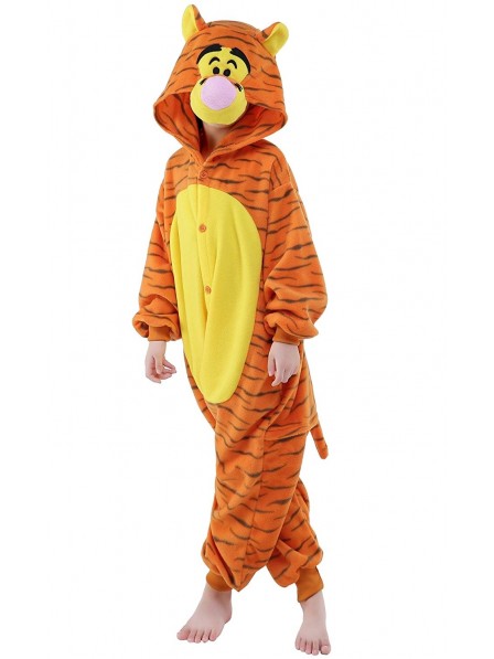 Winnie Pooh Tigger Kostüm für Kinder Kigurumi jumpsuit