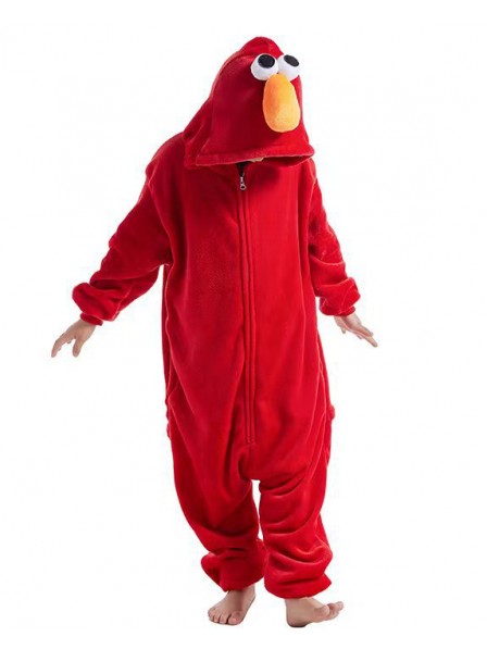 Kinder Elmo Fasching Kostüm Overall Onesie Cosplay Halloween