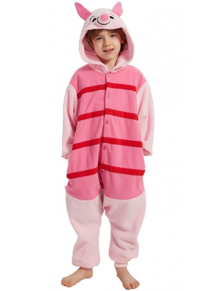 Kinder Piglet Fasching Kostüm Onesie Schlafanzug Halloween Freizeitkleidung