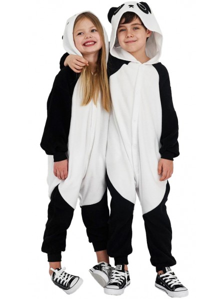 Kinder Panda Fasching Kostüm Onesie Schlafanzug Halloween Freizeitkleidung
