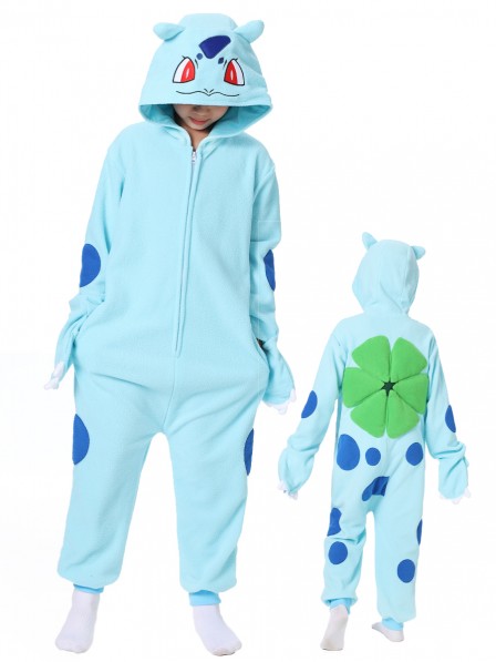 Pokémon Bulbasaur Onesie Kostüme Für Kinder Schlafanzug Kostüm