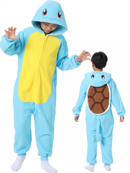 Pokémon Squirtle Onesie Kostüme Für Kinder Schlafanzug Kostüm