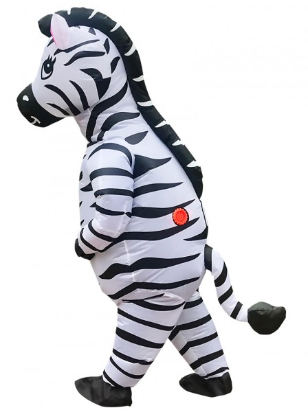 Aufblasbares Halloween Kostüm für Erwachsene aufblasbares Zebra Karneval Kostüm