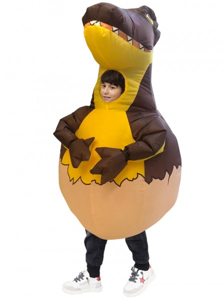 Aufblasbares Dinosaurier Ei Kostüm Dinokostüm Halloween Kostüm für Kinder
