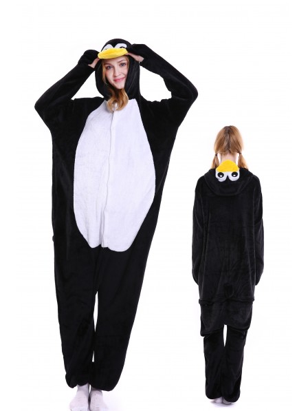 Pinguin Pyjama Onesies Weich Tier Kostüme Für Damen & Herren Schlafanzug Kostüm