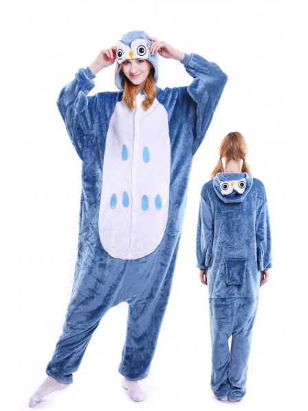 Eule Pyjama Onesies Weich Tier Kostüme Für Damen & Herren Schlafanzug Kostüm