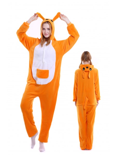 Känguru Pyjama Onesies Weich Tier Kostüme Für Damen & Herren Schlafanzug Kostüm