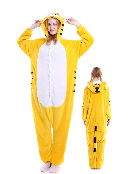 Tiger Pyjama Onesies Weich Tier Kostüme Für Damen & Herren Schlafanzug Kostüm