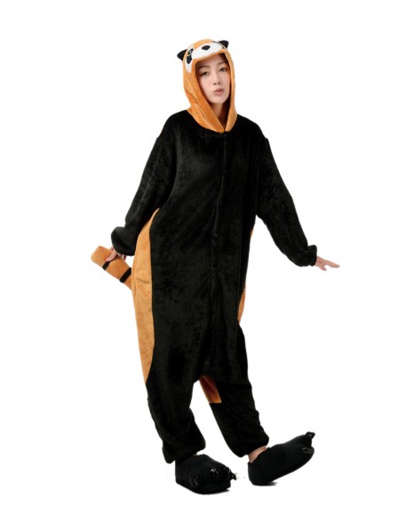 Roter Panda Pyjama Onesies Weich Tier Kostüme Für Damen & Herren Schlafanzug Kostüm