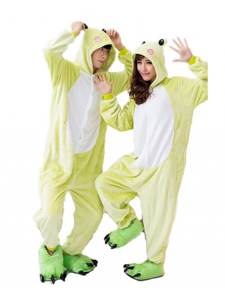 Frosch Pyjama Onesies Weich Tier Kostüme Für Damen & Herren Schlafanzug Kostüm