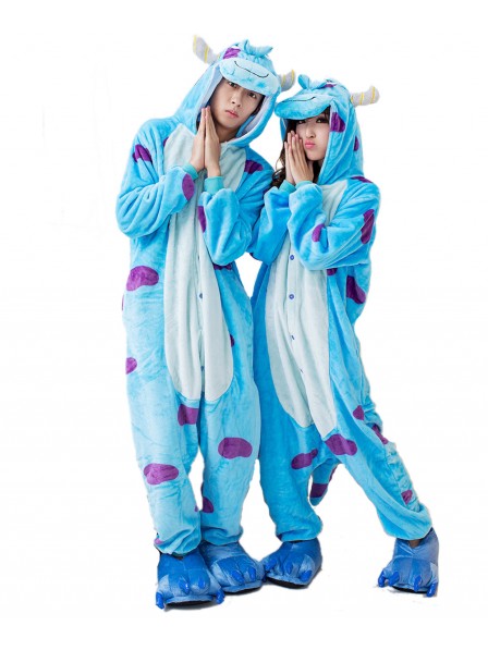 Sullivan Pyjama Onesies Weich Tier Kostüme Für Damen & Herren Schlafanzug Kostüm