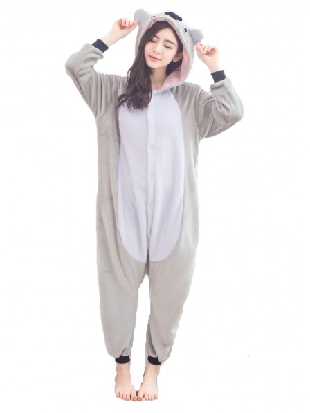 Koala Pyjama Onesies Weich Tier Kostüme Für Damen & Herren Schlafanzug Kostüm