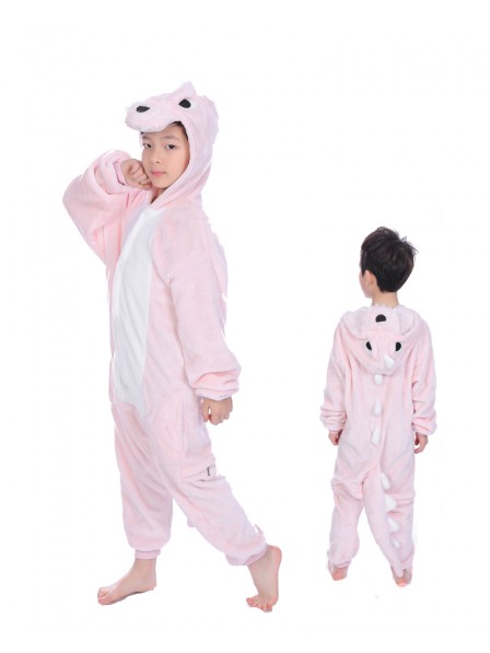 Pink Dinosaurier Pyjama Onesies Kinder Tier Kostüme Für Jugend Schlafanzug Kostüm
