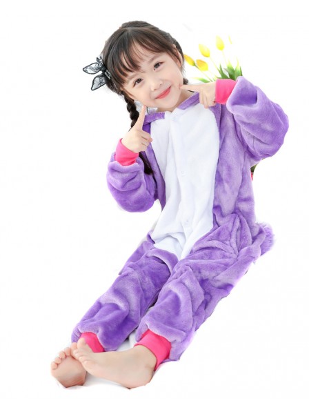 Violettes Einhorn Pyjama Onesies Kinder Tier Kostüme Für Jugend Schlafanzug Kostüm