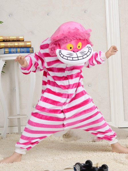 Grinsende Katze Pyjama Onesies Kinder Tier Kostüme Für Jugend Schlafanzug Kostüm