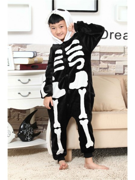Skelett Pyjama Onesies Kinder Tier Kostüme Für Jugend Schlafanzug Kostüm