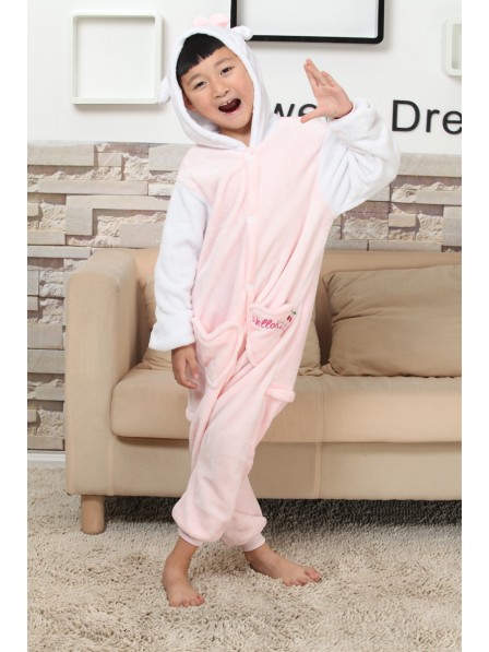 Kitty Katze Pyjama Onesies Kinder Tier Kostüme Für Jugend Schlafanzug Kostüm