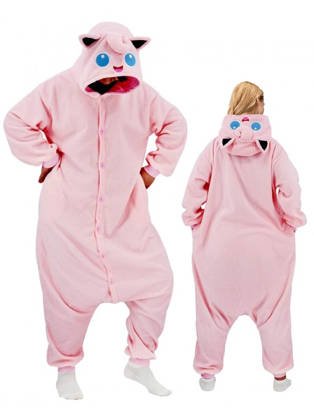 Jigglypuff Kostüm Onesie Pyjama Halloween Outfit Party Schlafanzug