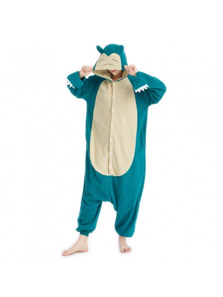 Pokemon Snorlax Onesie Pyjama Kostüm Halloween Outfit for Erwachsene & Teens