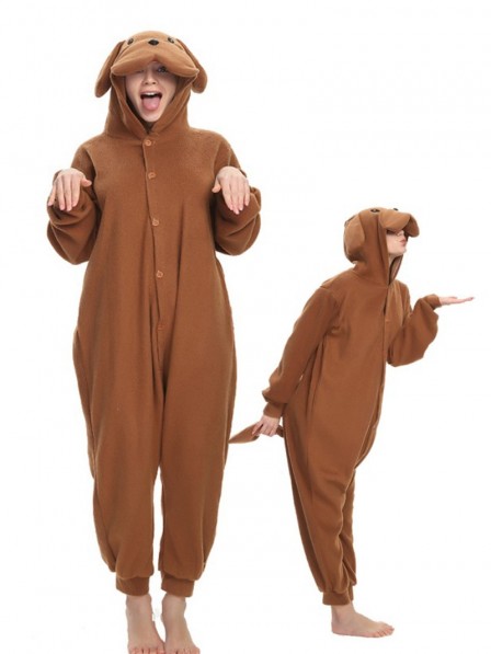Cute Dog Onesie Pyjama Kostüm Halloween Outfit for Erwachsene & Teens