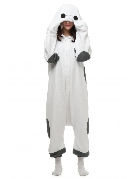 Baymax Onesie Pyjama Kostüm Halloween Outfit for Erwachsene & Teens