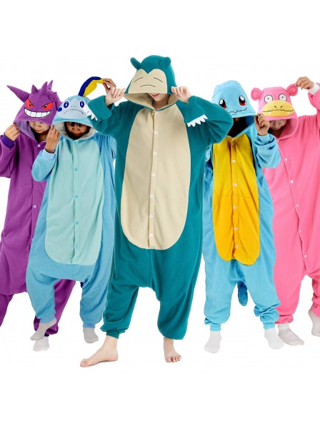 Pokemon Gengar & Umbreon & Espeon & Snorlax Onesie Pyjama Kostüm Für Erwachsene Schlafanzug