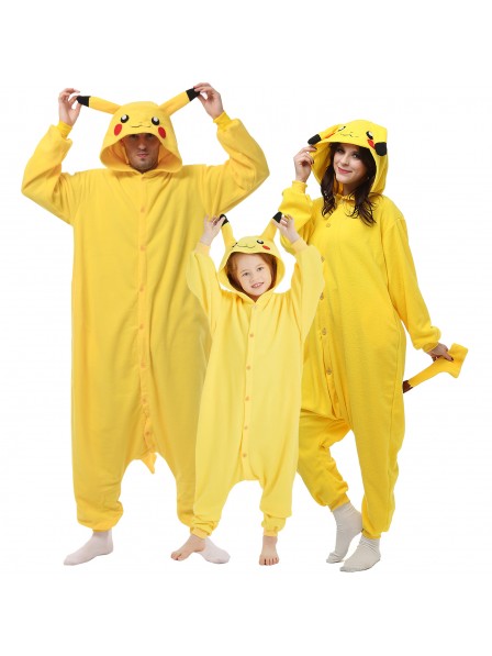 Pikachu Onesie Pyjama Kostüm Für Erwachsene Schlafanzug
