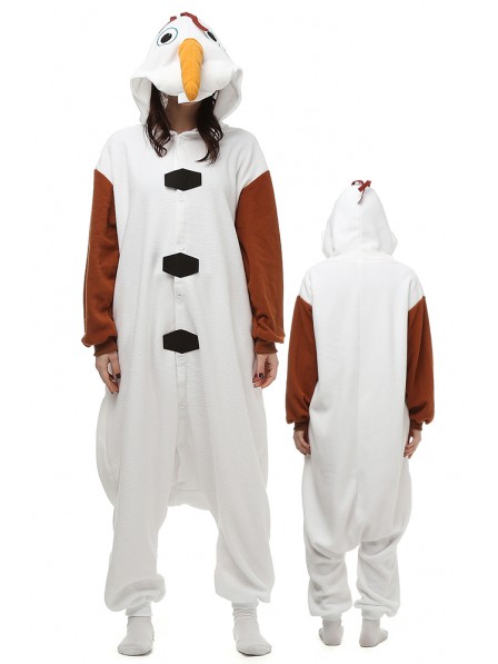 Olaf Onesie Pyjama Kostüm Für Erwachsene Schlafanzug