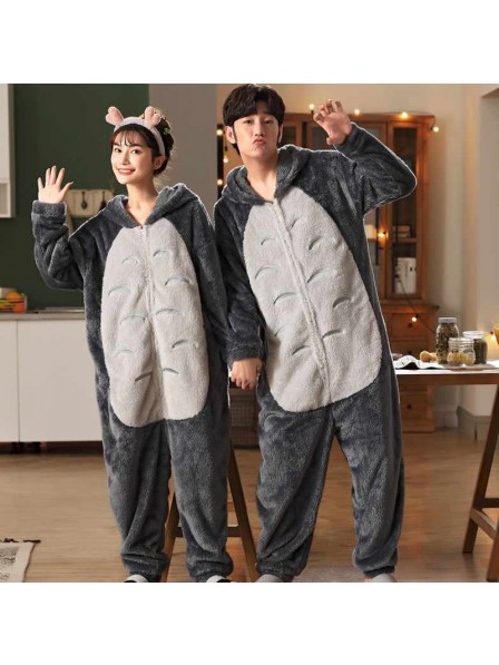 Totoro Onesie Kostüm Damen Herren Einteiliger Pyjama