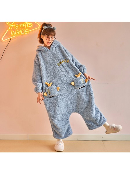 Hai Pyjama süße Onesies Nachtwäsche für Damen