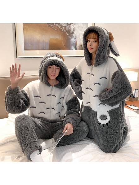 Totoro Onesie Passender einteiliger Pyjama für Paare