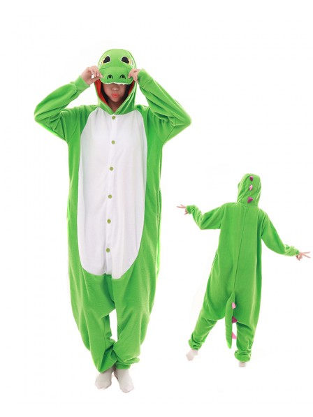 Grüner Drache Pyjama Onesies Tier Schlafanzug Kostüm