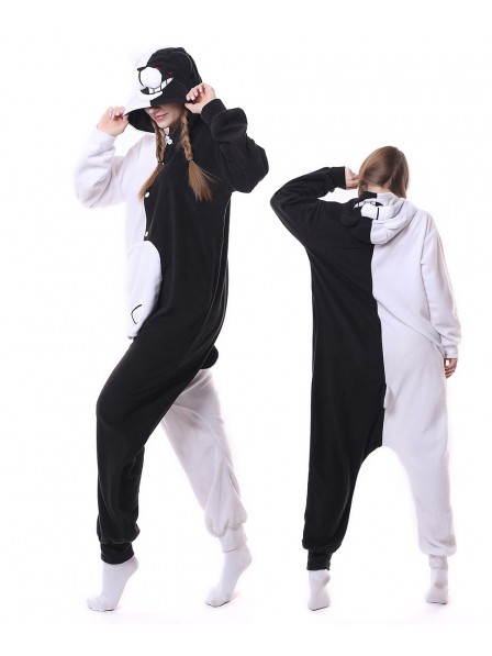 Monokuma Pyjama Onesies Tier Schlafanzug Kostüm