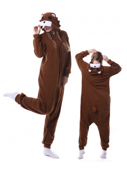 Braunbär Pyjama Onesies Tier Schlafanzug Kostüm