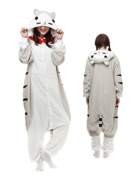 Getigerte Katze Pyjama Onesies Tier Kostüme Für Erwachsene Schlafanzug Kostüm