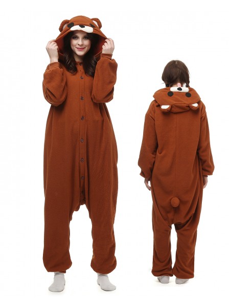 Braunbär Pyjama Onesies Tier Kostüme Für Erwachsene Schlafanzug Kostüm