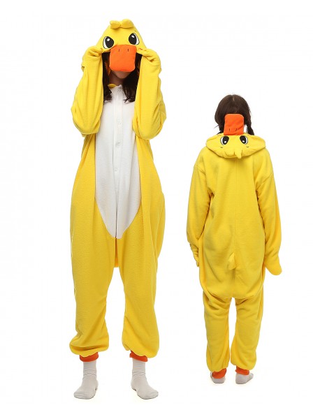 Gelbe Ente Pyjama Onesies Tier Kostüme Für Erwachsene Schlafanzug Kostüm