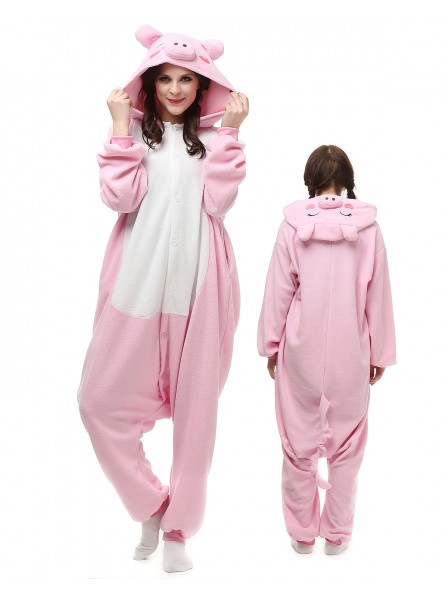 Rosa Schwein Pyjama Onesies Tier Kostüme Für Erwachsene Schlafanzug Kostüm