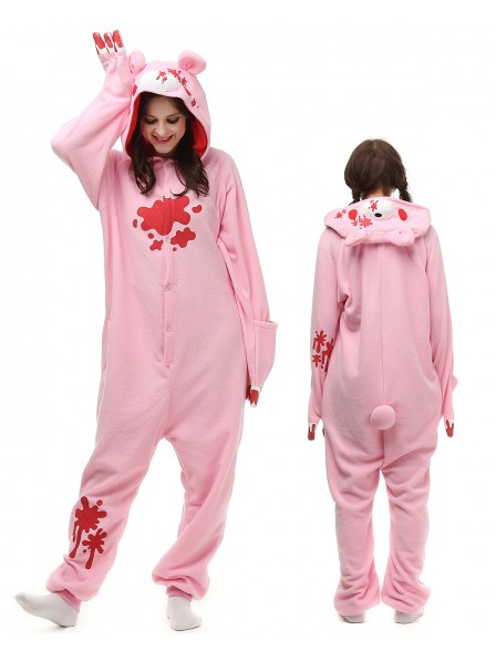 Pink Gloomy Bear Pyjama Onesies Tier Kostüme Für Erwachsene Schlafanzug Kostüm