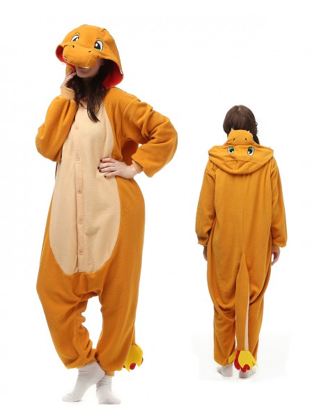 Charmander Pyjama Onesies Tier Kostüme Für Erwachsene Schlafanzug Kostüm