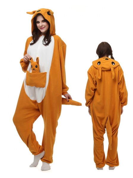 Känguru Pyjama Onesies Tier Kostüme Für Erwachsene Schlafanzug Kostüm