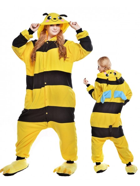 Honigbiene Pyjama Onesies Tier Kostüme Für Erwachsene Schlafanzug Kostüm