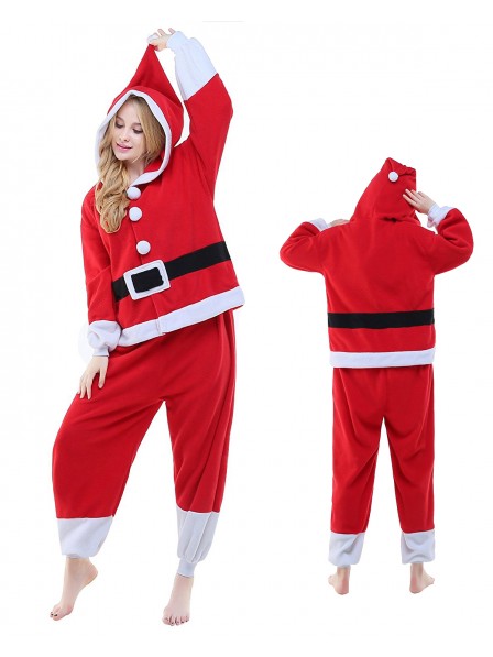 Weihnachtsmann Pyjama Onesies Tier Kostüme Für Erwachsene Schlafanzug Kostüm