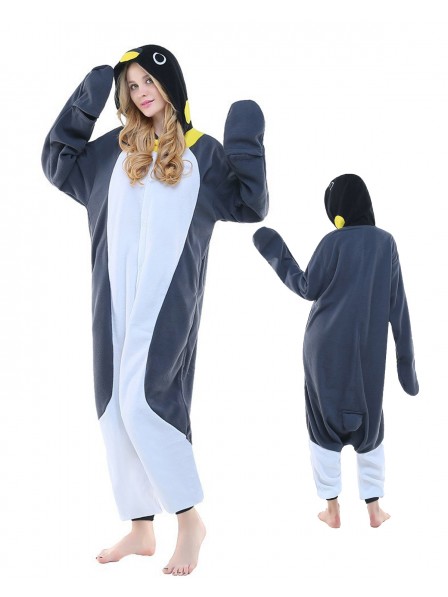 Grauer Pinguin Pyjama Onesies Tier Kostüme Für Erwachsene Schlafanzug Kostüm